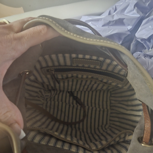 Dooney & Bourke Beacon Drawstring Bucket Bag - Picture 9 of 10